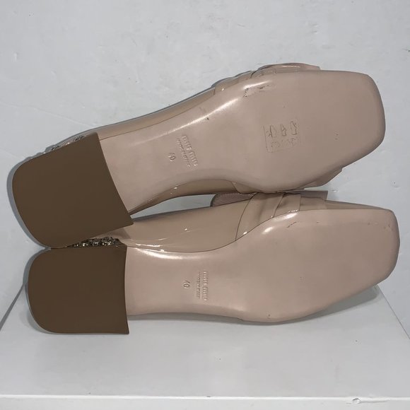 Miu Miu Patent Leather Bow Embellished Heels Sz 40 - Picture 8 of 8